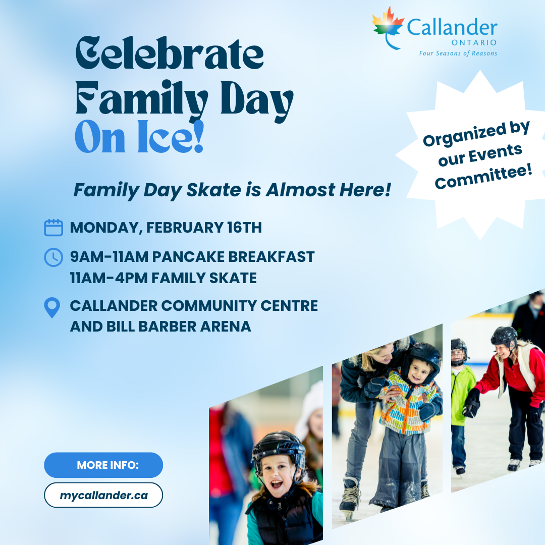 ⛸️✨ Family Day Skate is Almost Here! ✨⛸️